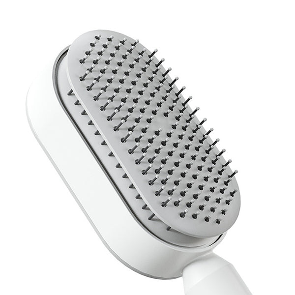 LUVETTE™ Self Cleaning Hair Brush For Women One-key Cleaning Hair Loss Airbag Massage Scalp Comb Anti-Static Hairbrush